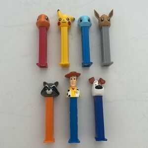 3/$25 Lot of Pez Dispensers Pokémon & Disney